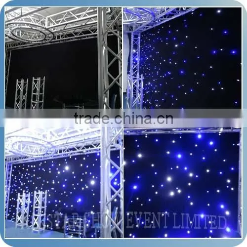 Cheap RK Colorful LED Star Curtain Backdrop For Christmas