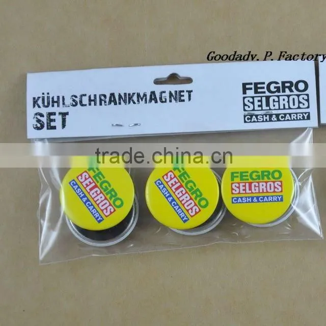 round magnet for badges with mouse design