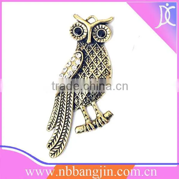 2014 wholesale cheap gold plating,Qrigami Owl,2014 fashion pendat