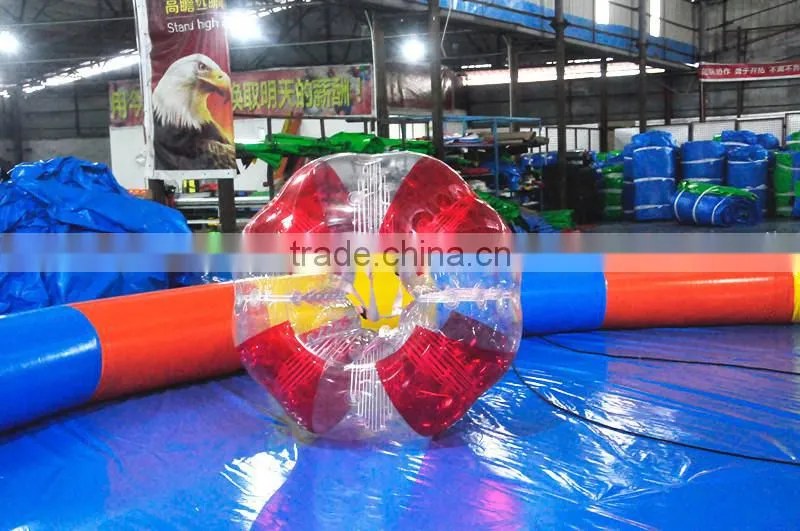 1.5m TPU human inflatable bumper bubble ball for adult