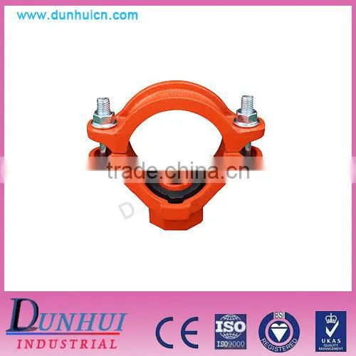 Machanical tee grooved outlet
