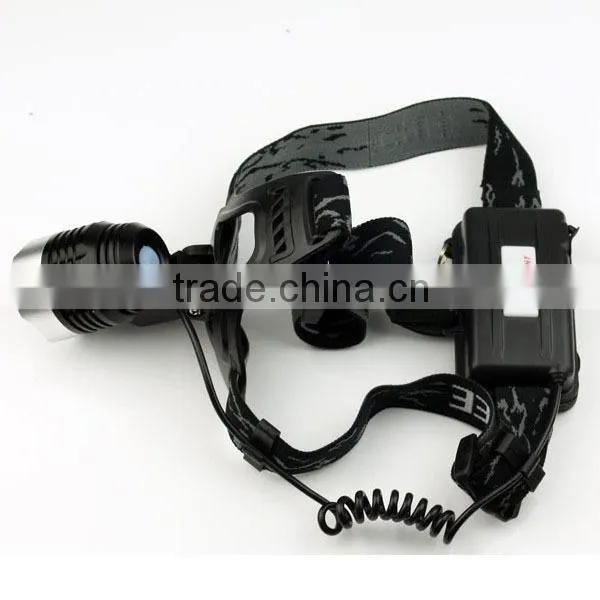 C-REE XML T6 Led High Power Zoom Rechargeable Camping Mining LED Headlamp Manufacturers