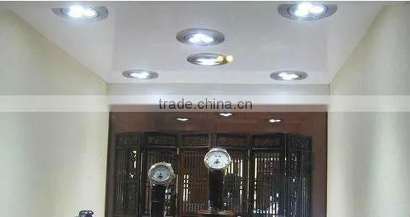 9w round commercial aluminum LED downlight