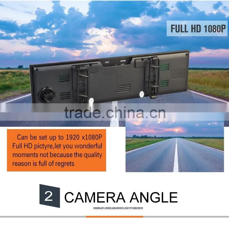 4.3 inch car rearview mirror dvr for bmw car rearview mirror dvr