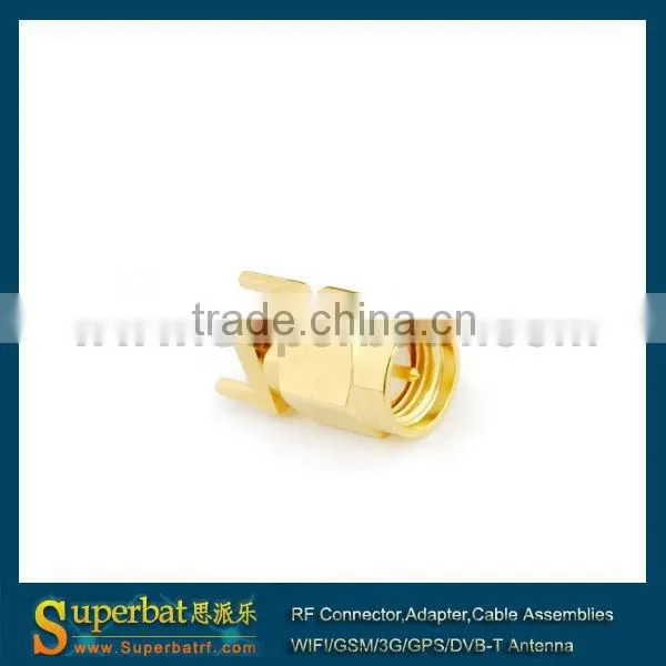 SMA thru hole Plug vertical PCB Mount sma tube manufacturers