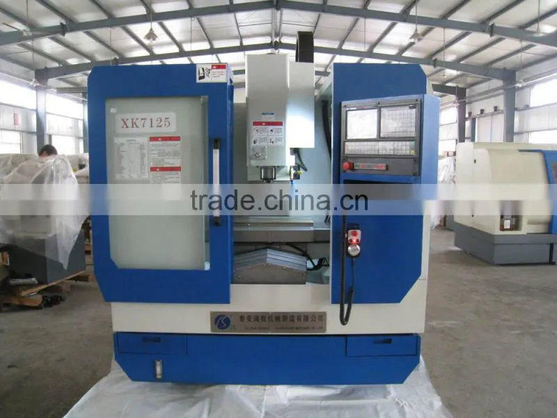 XK7125 CNC milling machine for metal