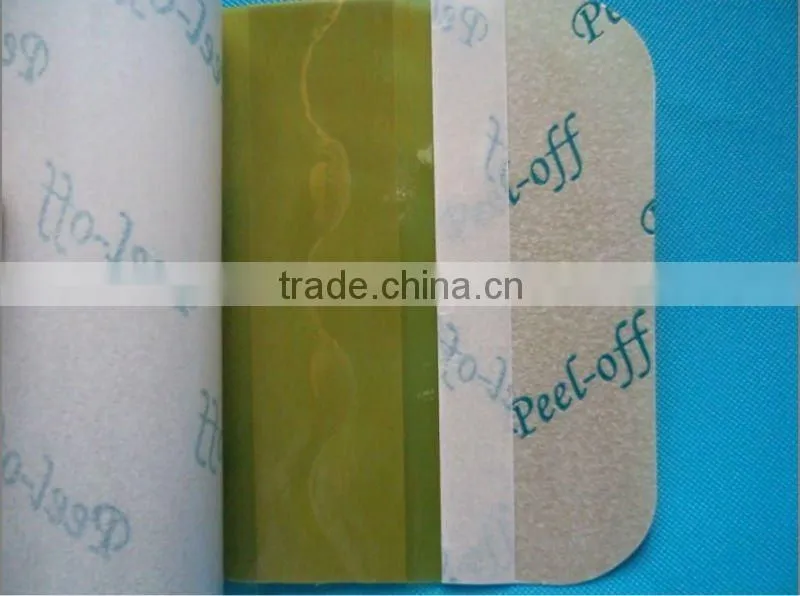 pu breathable medical scald burn bedsore dressing with iodine