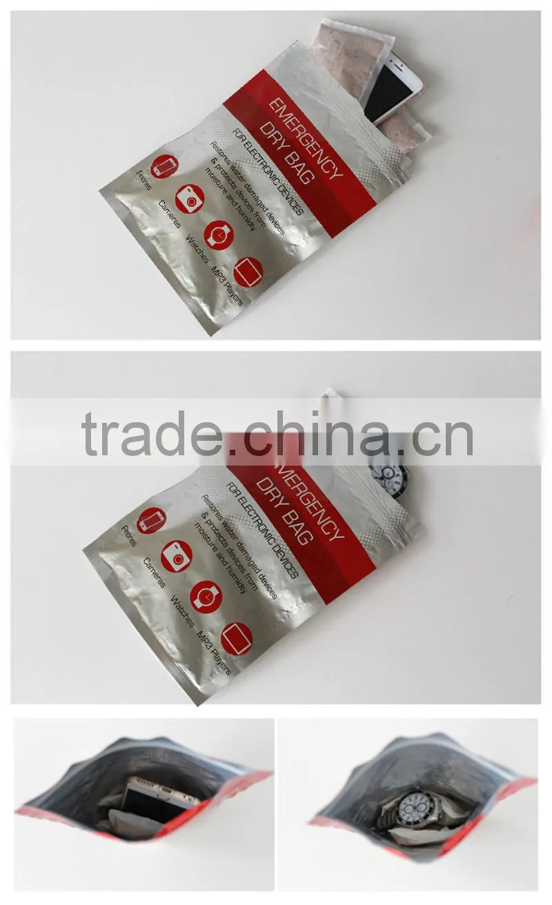 BSCI audited manufacturer Supply Phone Saver Emergency Dryer Bags for Electronic