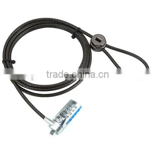 4 digital combination password laptop lock notebook cable lock security cable computer lock lowest price