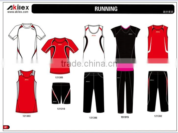 Custom different style running wear with OEM service