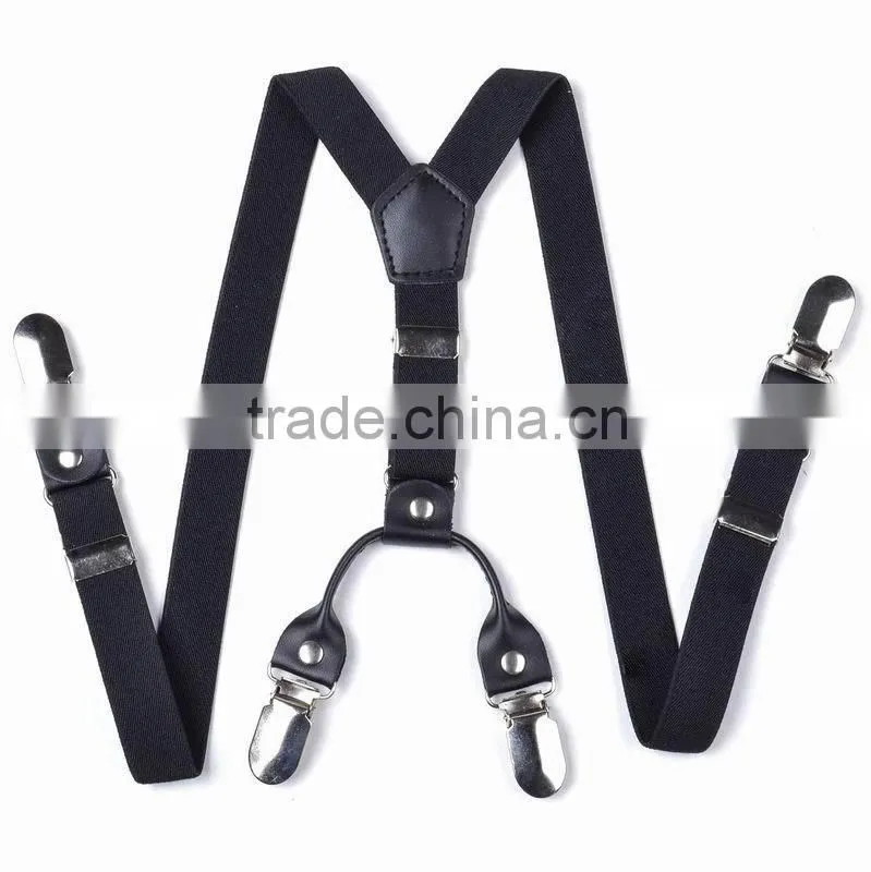 Custom Printed Designs Fashion Baby Toddlers 4 Clips Braces Suspender