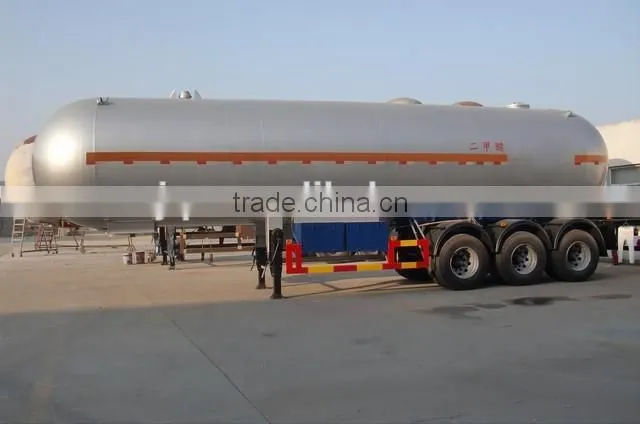 High performance 47.58m3 methyl ether lpg gas tanker semi trailer,lpg tank trailer,lpg trailer