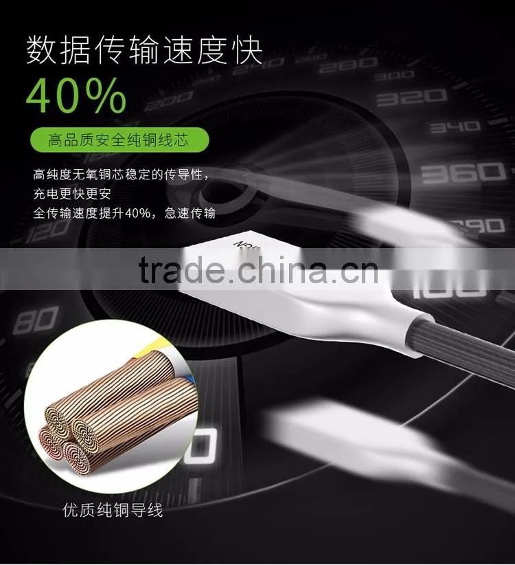 Original Factory OEM USB cable lighting charge cable high quick charge zink alloy connector cable