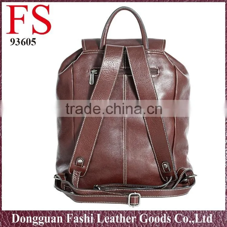 lady holiday trendy hot water proof leather backpacks