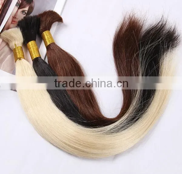 2015 human hair extension/human hair bulk