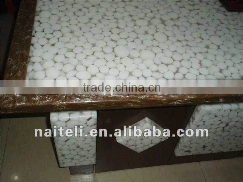 Artificial Stone Panel Popur for Office Reception Table Top and Chairs Design
