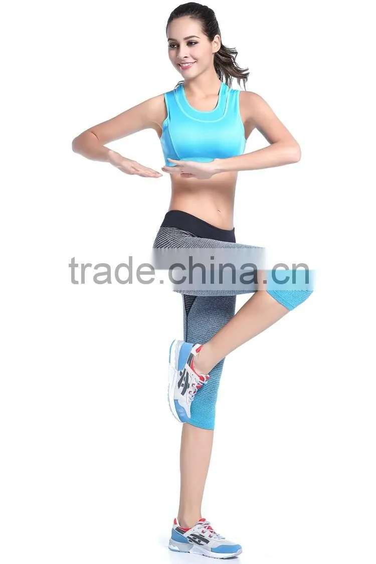 Women bady shaper pants,female slimming sport short pants, The gradient color pants WA22
