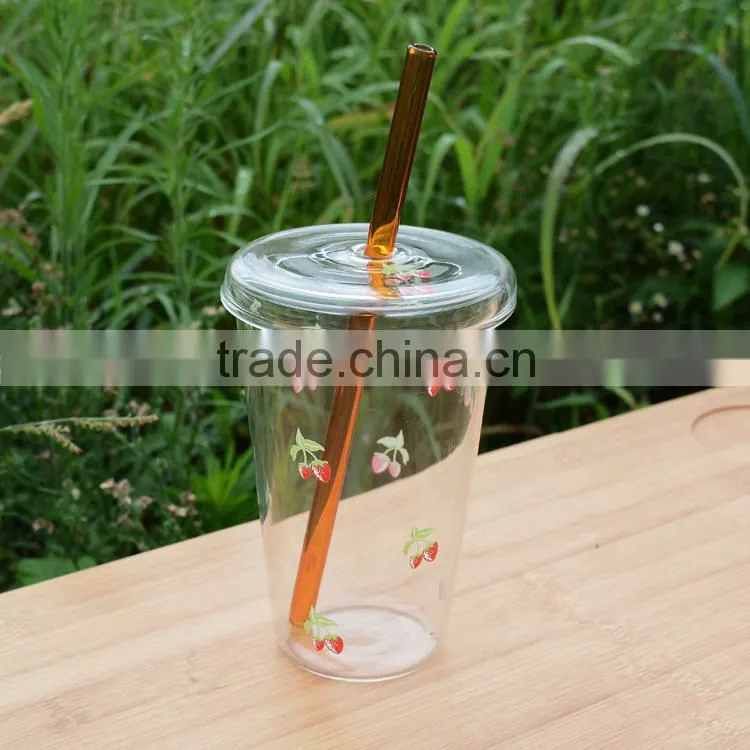 Health Body Multicolored Available Straight & Bent Glass Straw