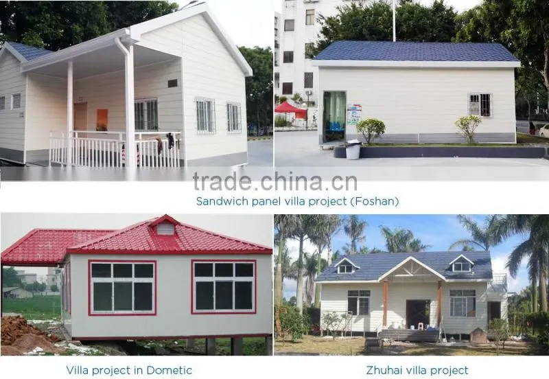 Colorful Perfabricated Modular Steel Villas