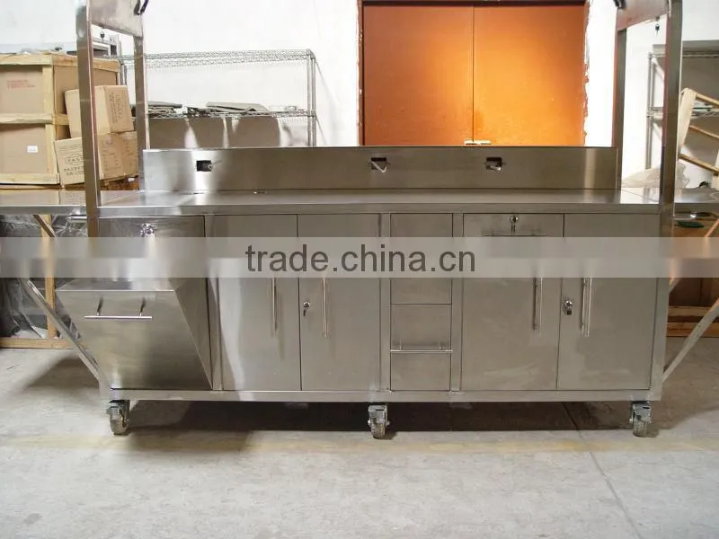 Customized Mobile Outdoor Street Vending Trailer/ Outdoor Retail Kiosks Coffee Cart Design
