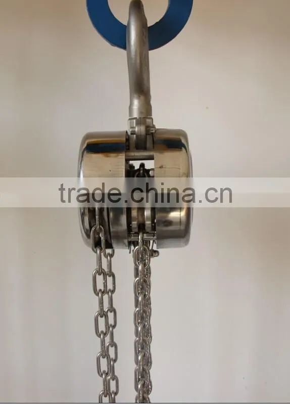 1 ton Stainless Steel Chain pulley block