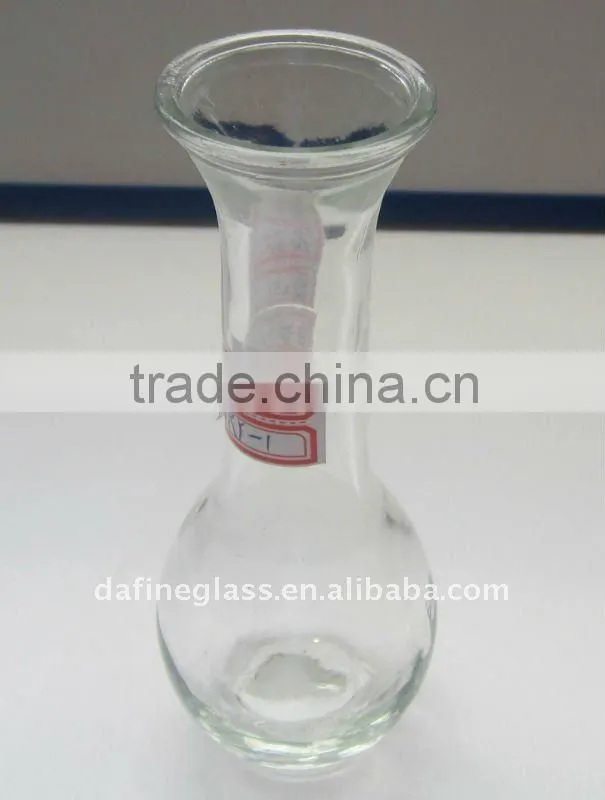 125ml clear glass vase bottle