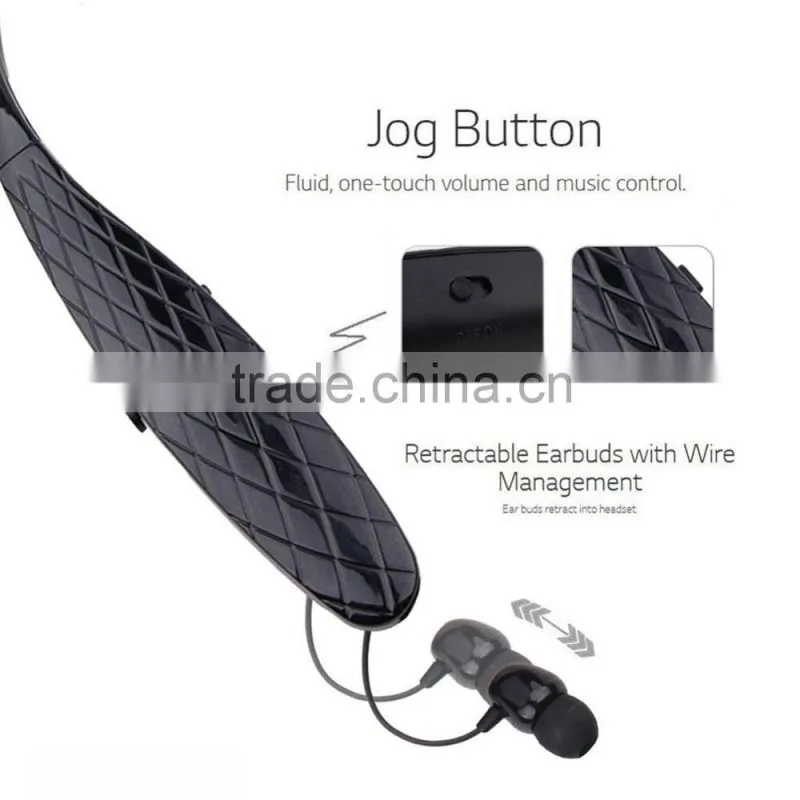 Headset with Mic Stereo Neckband Hand-free Wireless Sports Earphone