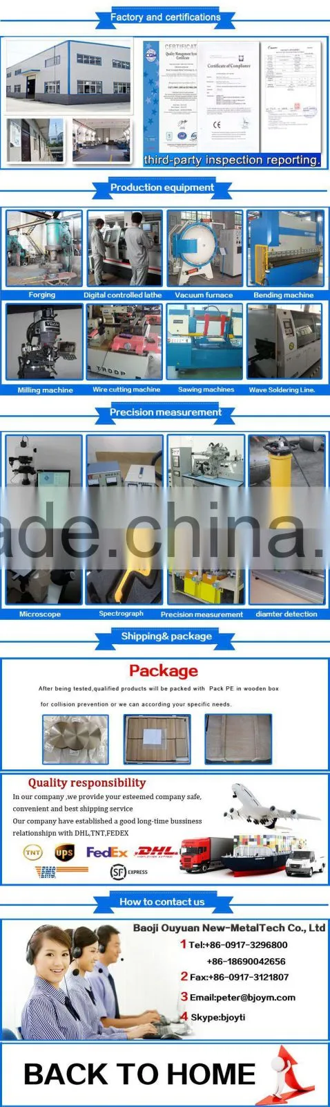 hot sale low price gr5 titanium target material for suttering