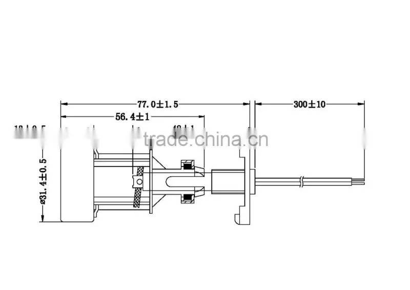 Customized PP Material water detection level switch