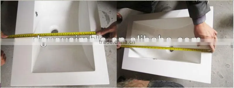 SIMBLE Gel Coated Cultured Marble Washing Sink