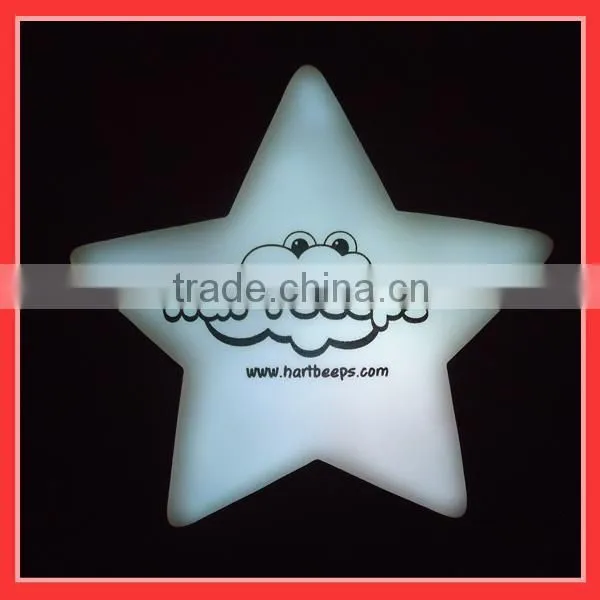 colour changing led flashing star shape mood light