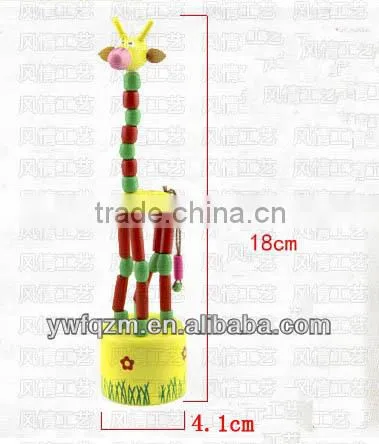 custom how selling wooden animal mini push toy
