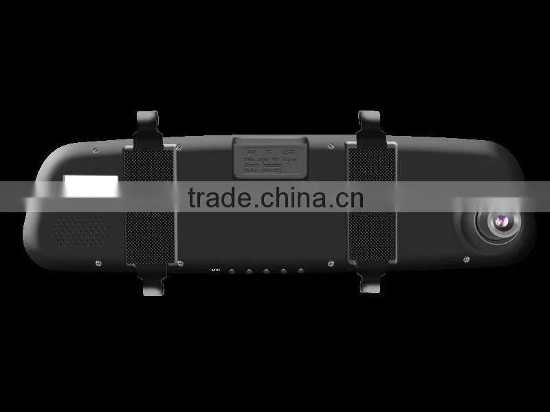 Promotion!!adavanced Night Vision1080p 2.7 inch TFT G-sensor motion detect CE ROHS FCC rearview mirror wifi camera car