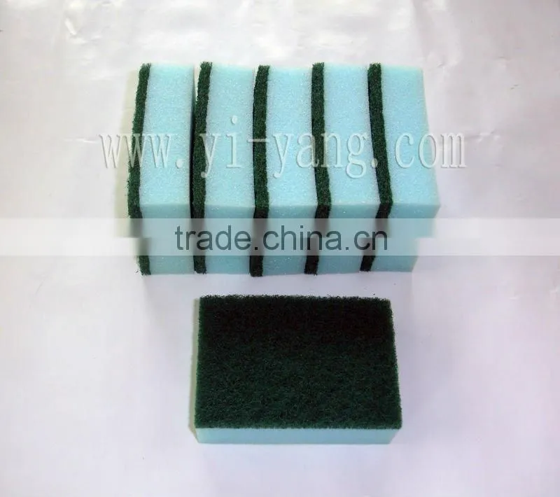 sponge scouring pad