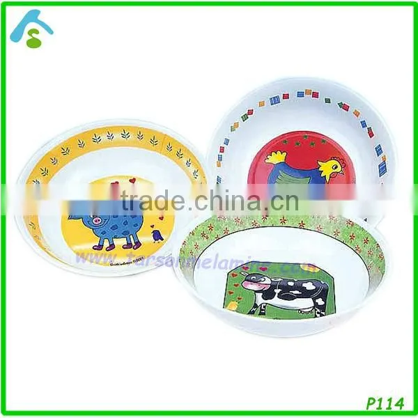print children melamine 4 divided dinner plates