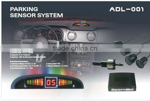 LED display car parking sensor system