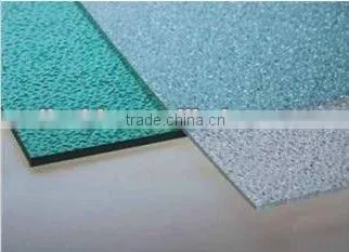 polycarbonate embossed sheet for windows,pc clear embossed panels for widnows