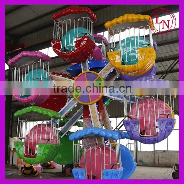 Outdoor fun park rides ! musical small ferris wheel for sale