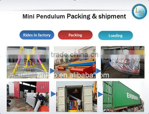 Backyard indoor amusement kiddie mini pendulum ride