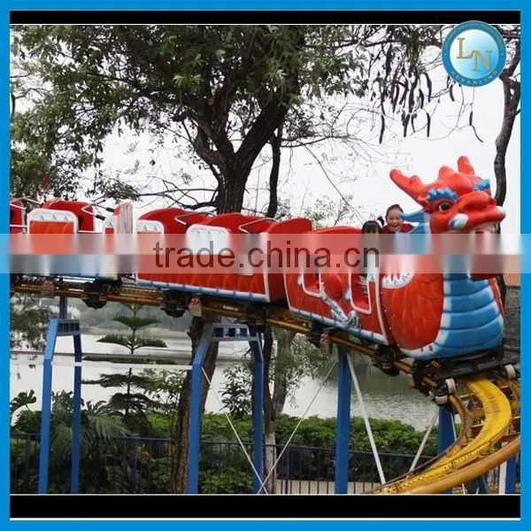 Fair park playgound mini roller coaster electric trains for adults Dragon Train
