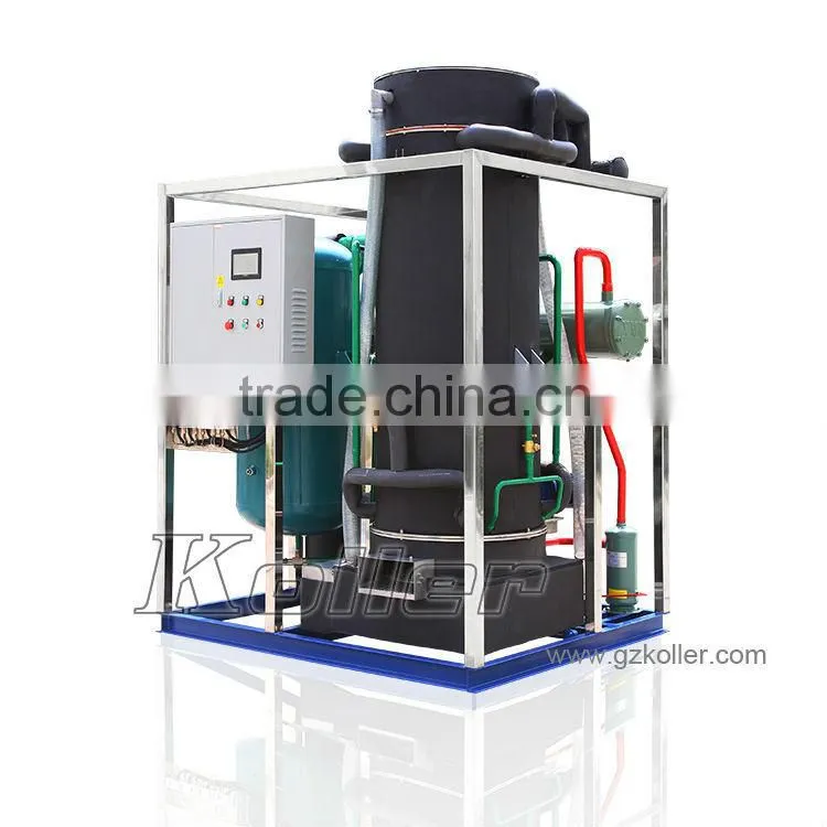 Koller Industrial 10TPD tube ice maker machine with semi-automatic packing for restaurant TV100