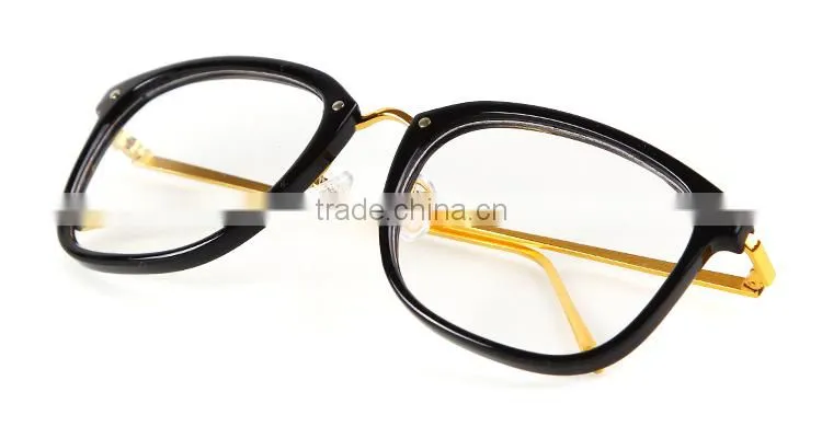 Alibaba's most stylish new mode essential gold metallic frames eyewear