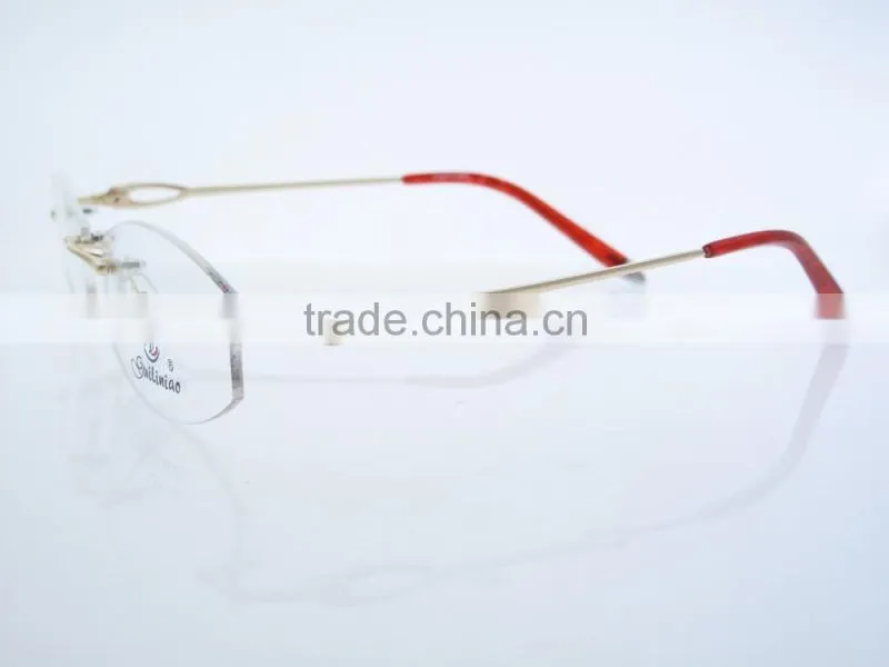 2016 New stylish metal frame full rimless g653