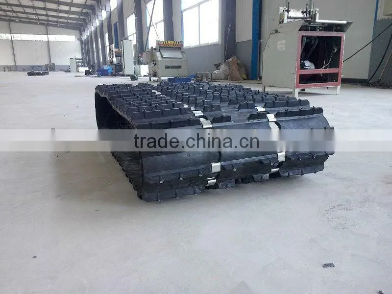 snow scooter rubber track/snow removal rubber track for sale