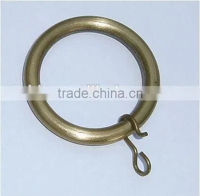 antique bronze split key curtain rings