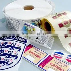customized die cut waterproof label printing