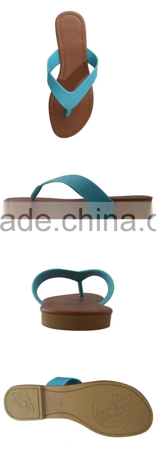 2016 latest lady beach women shoe import flip flop slipper