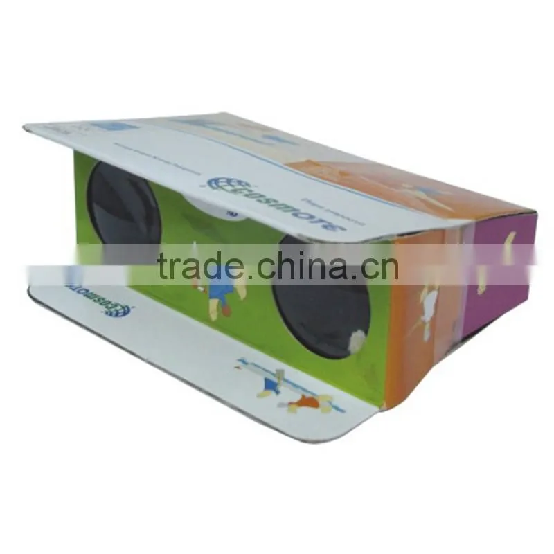 China hot sale promotional foldable paper binoculars
