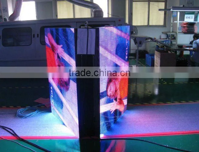 PH10 two face led scrolling program display billboard, double sided outdoor scrolling led sign
