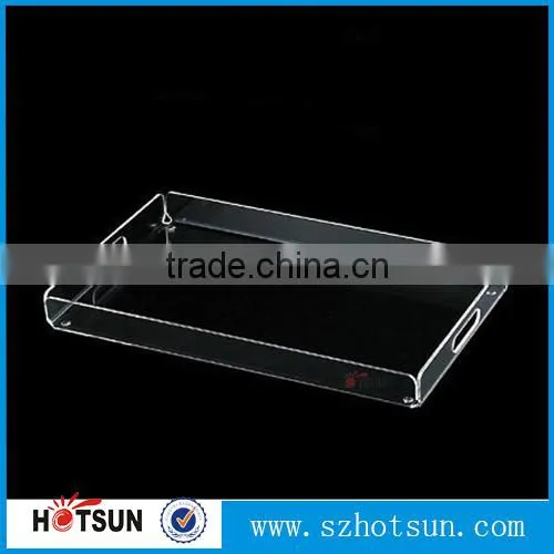 hot sales Acrylic food serving tray for Christmas festival